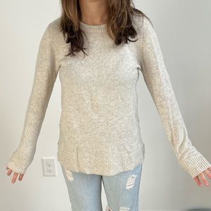 J Crew white/cream sweater